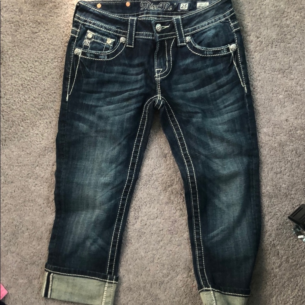 Jeans. Silver. Never worn.